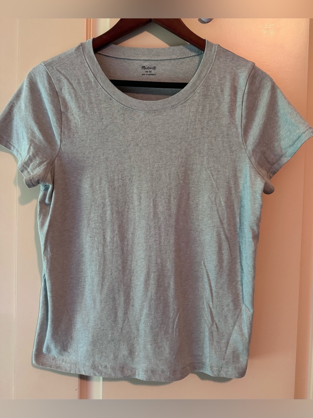 Madewell Light Gray Crewneck Short Sleeve Tee